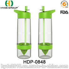 Plastic Tritan BPA Free Citrus Zinger Lemon Bottle, Hot Sale Plastic Fruit Infusion Bottle (HDP-0848)